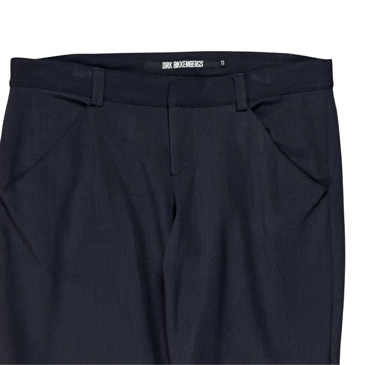 Dirk Bikkembergs Flared Front Zip Pants - 90s