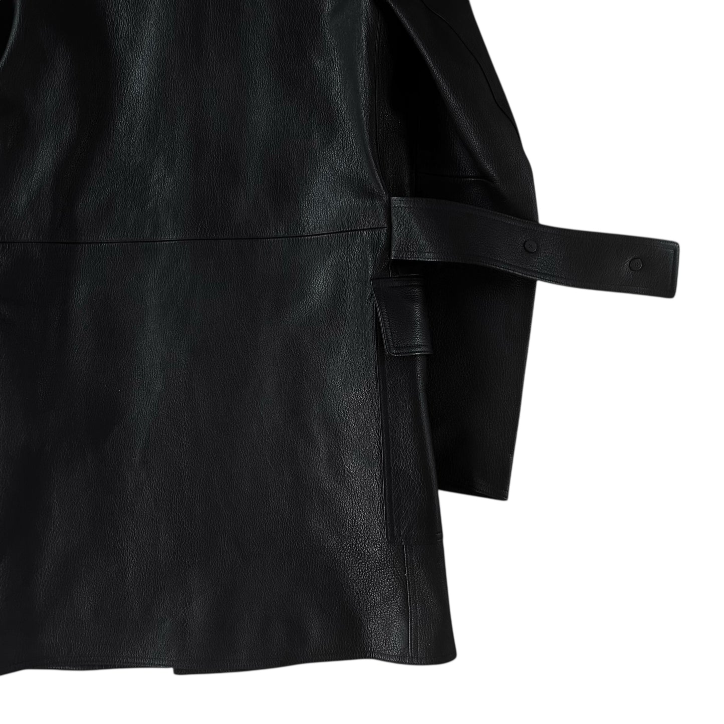 Jil Sander Multi Strap Leather Parka - AW14