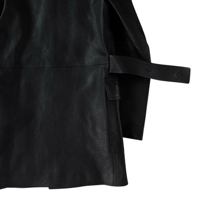 Jil Sander Multi Strap Leather Parka - AW14
