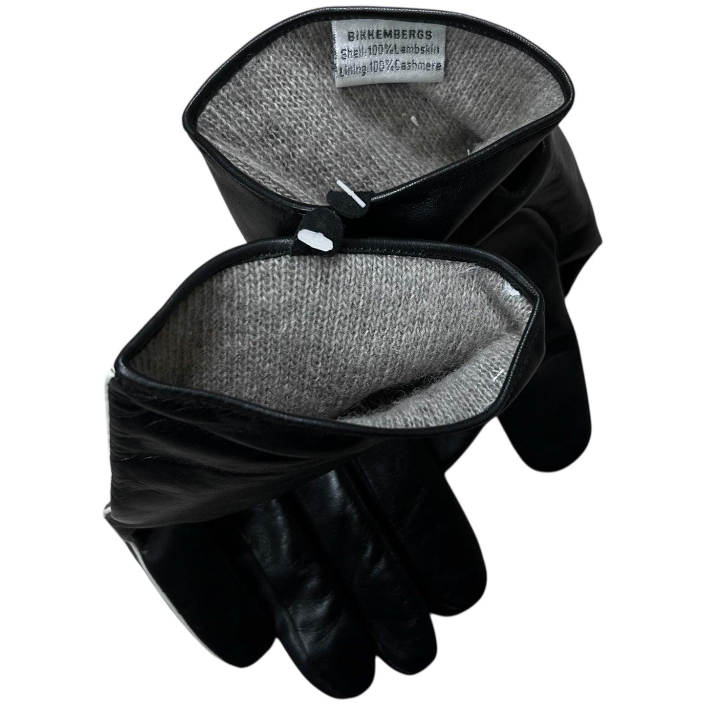 Dirk Bikkembergs Contrast Trimmed Sheep Leather Gloves