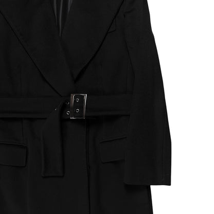 Gucci by Tom Ford Belted Shoulder Strap Cashmere Coat - AW03