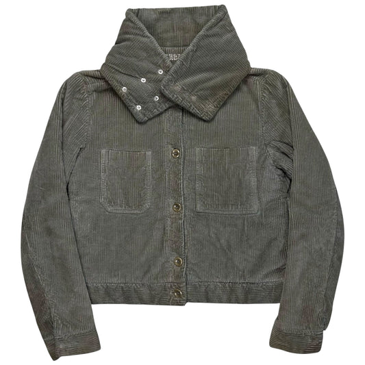 Maison Martin Margiela Detachable Collar Scarf Corduroy Bomber Jacket - AW01