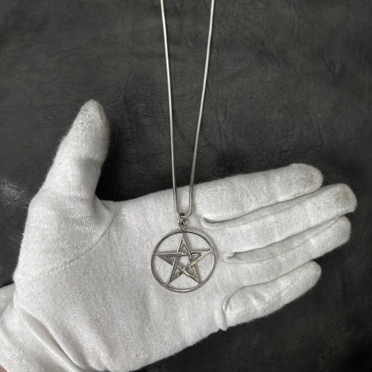 Circled Pentagram Pendant