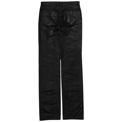 Maison Martin Margiela Waxed Crack Paint Jeans - AW09