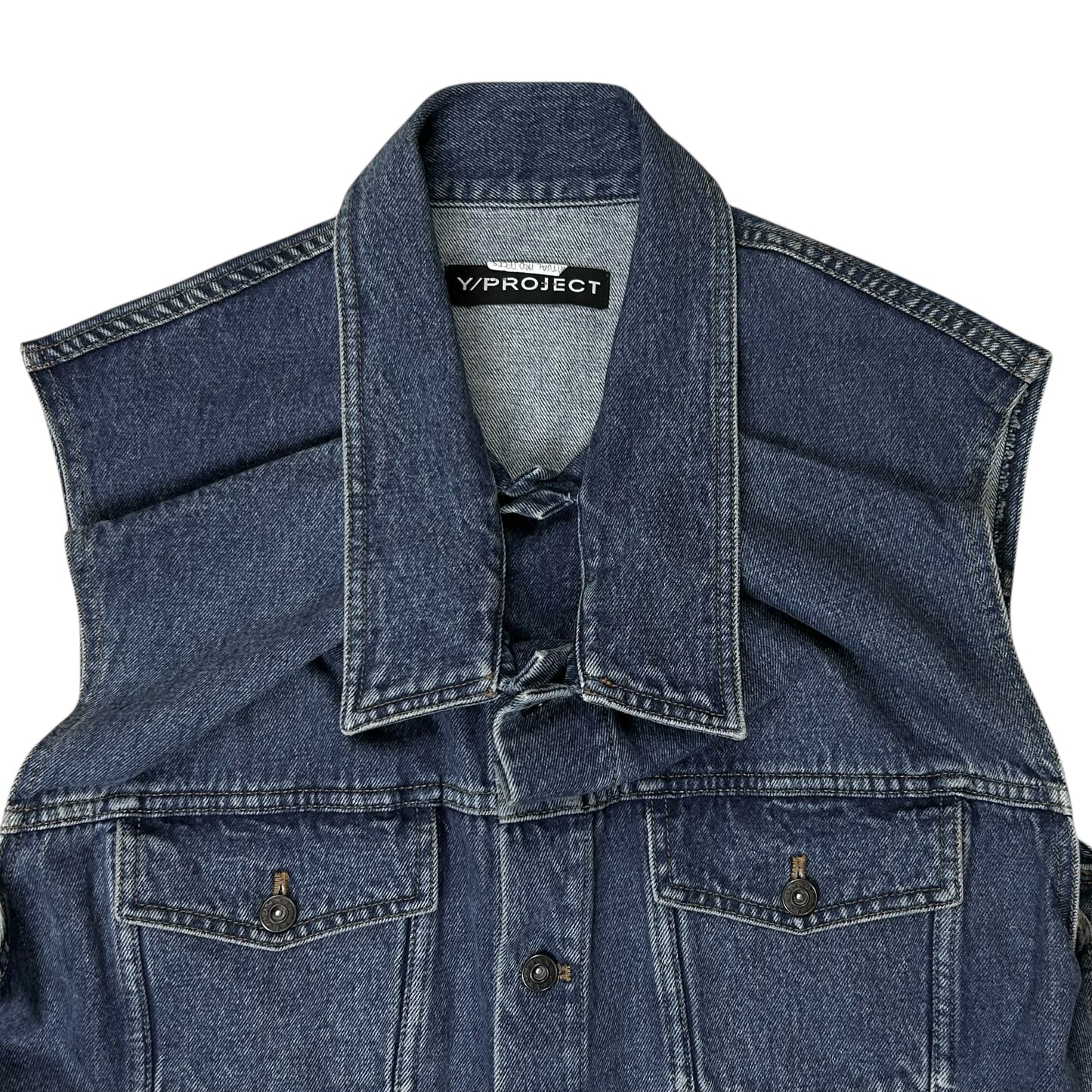 Y/Project Double Denim Vest - SS18