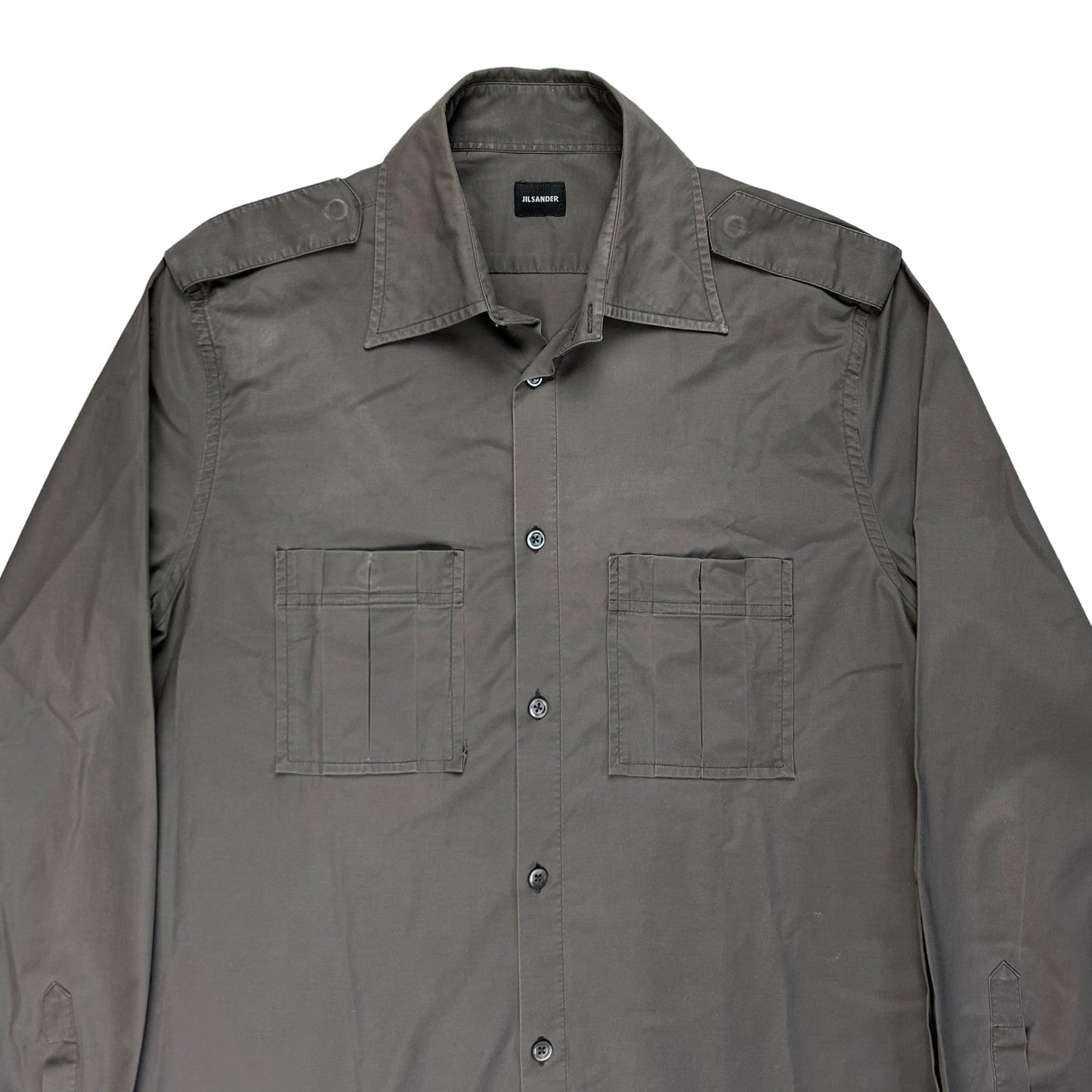 Jil Sander Military Cargo Work Shirt