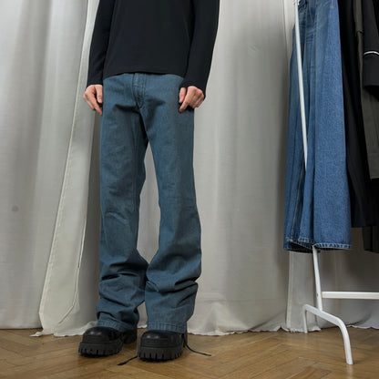 Maison Margiela Flared Petrol Jeans - AW21