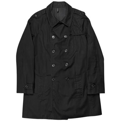 Dior Homme Back Pleated Military Trench Coat - AW08