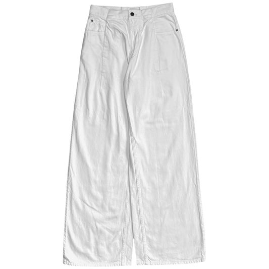 Maison Margiela Wide Deconstructed Waist Jeans - SS18