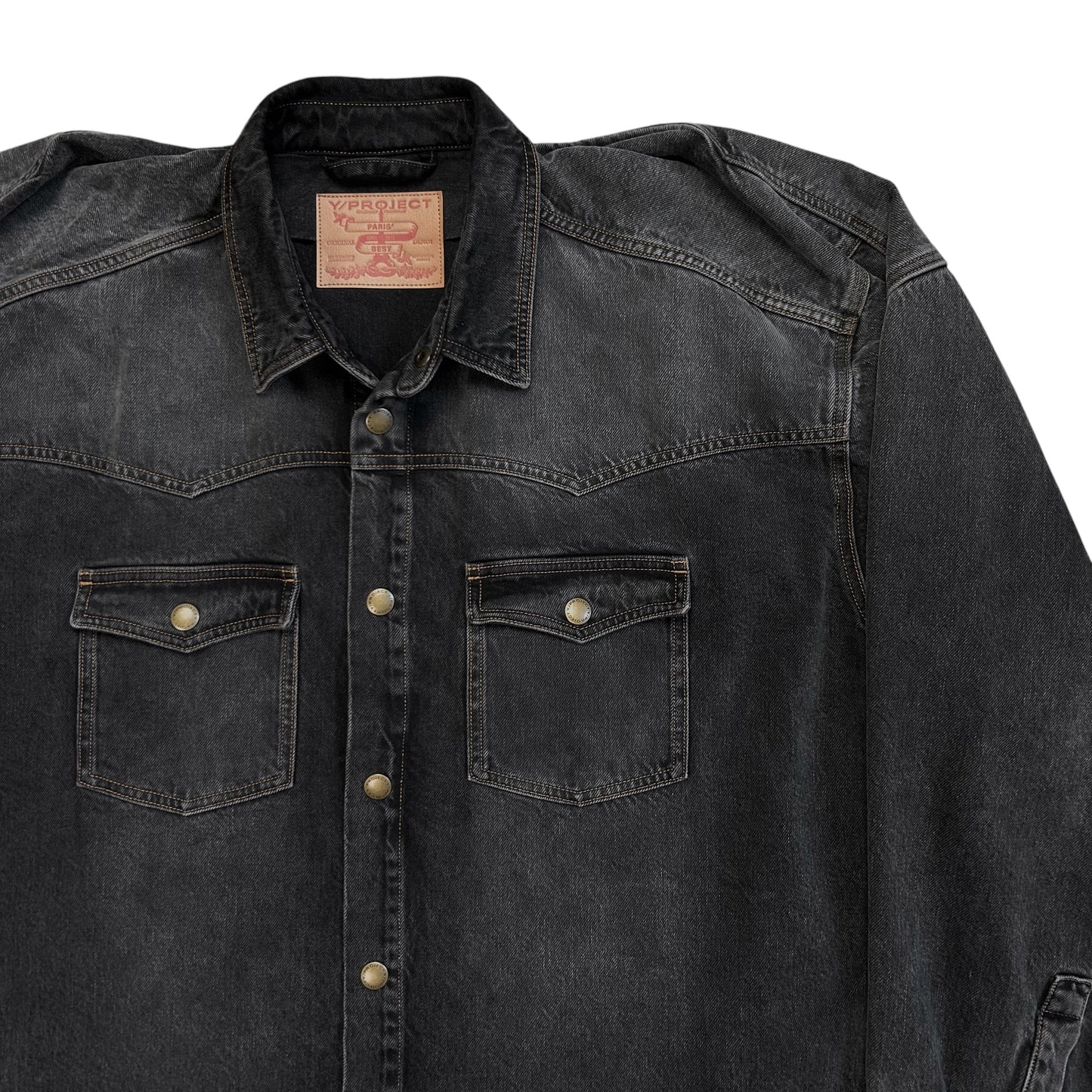 Y/Project Batwing Denim Shirt - AW17