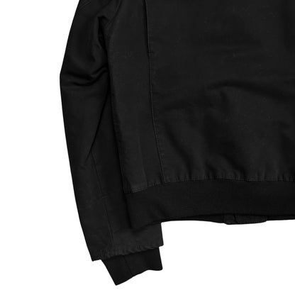 Prada Layered Panel Pocket Moleskin Bomber Jacket