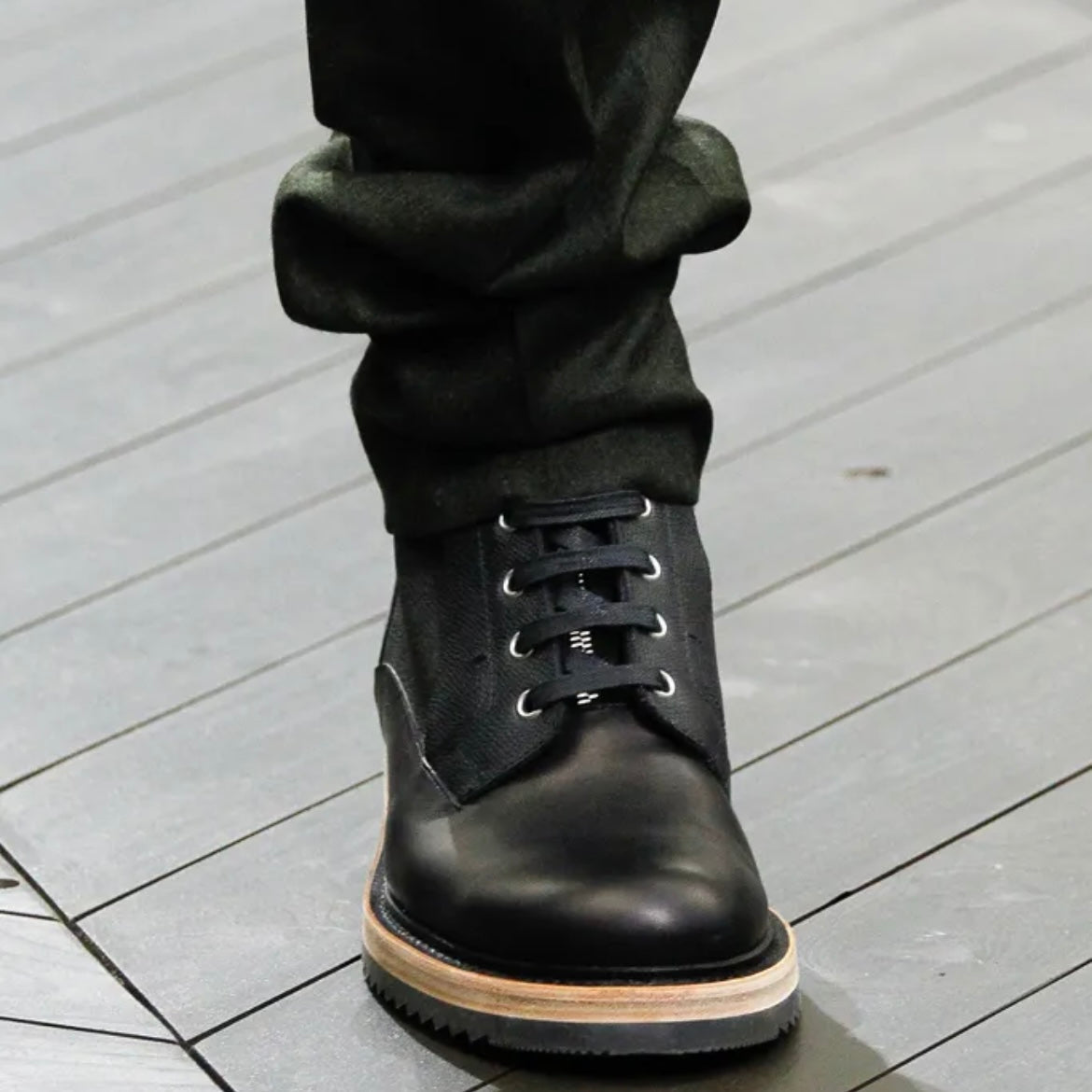 Dior Homme Front Zip Combat Boots - AW12