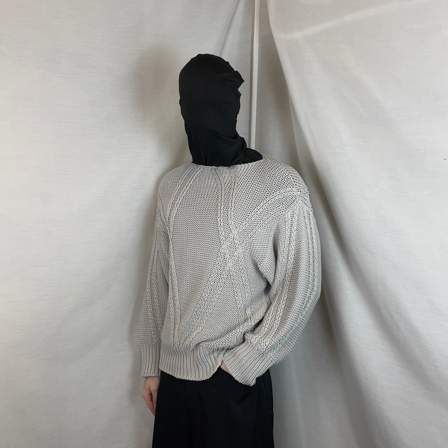 Jil Sander Chain Cable Knit Sweater