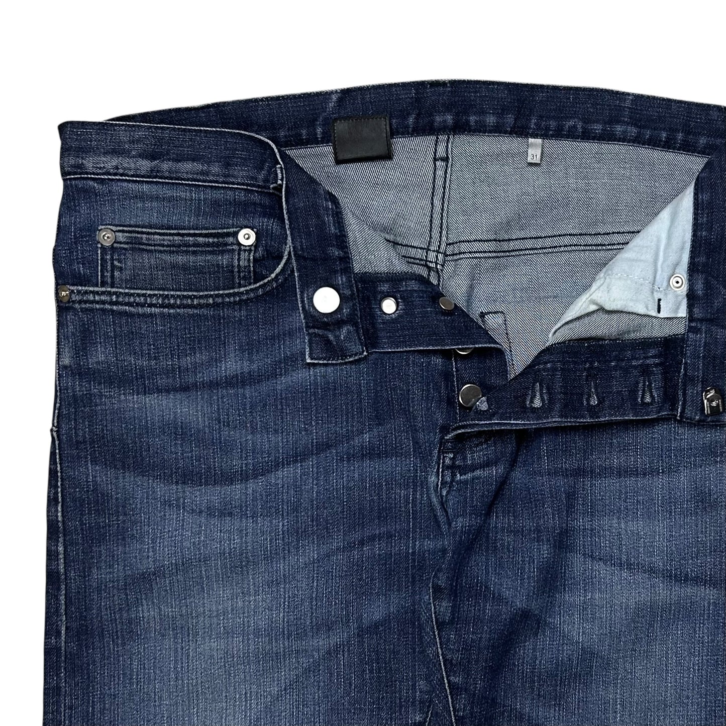 Dior Homme Mid Blue Washed Slim Jeans - SS13
