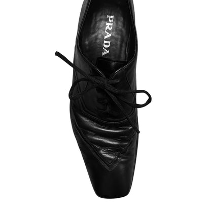 Prada Squared V-Stitch Derbies