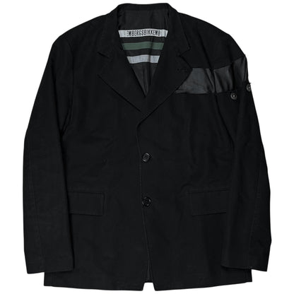 Dirk Bikkembergs Leather Applicated Blazer