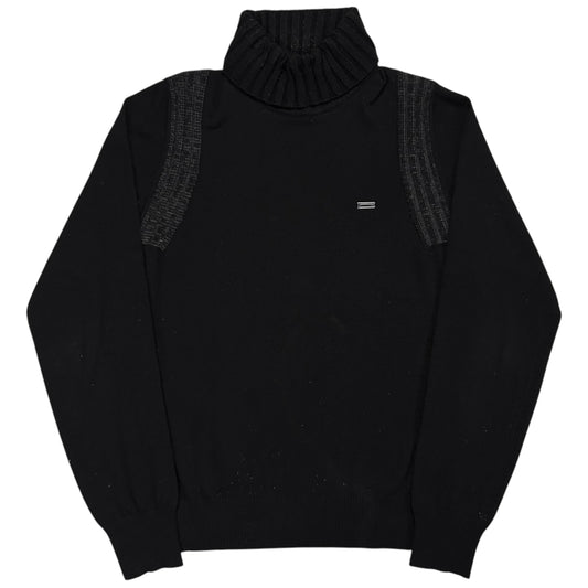 Dirk Bikkembergs Shoulder Ribbed Turtleneck Sweater