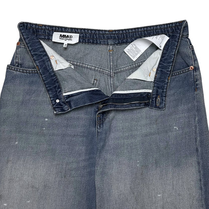 MM6 Maison Margiela Wide Dirt Wash Jeans - SS22