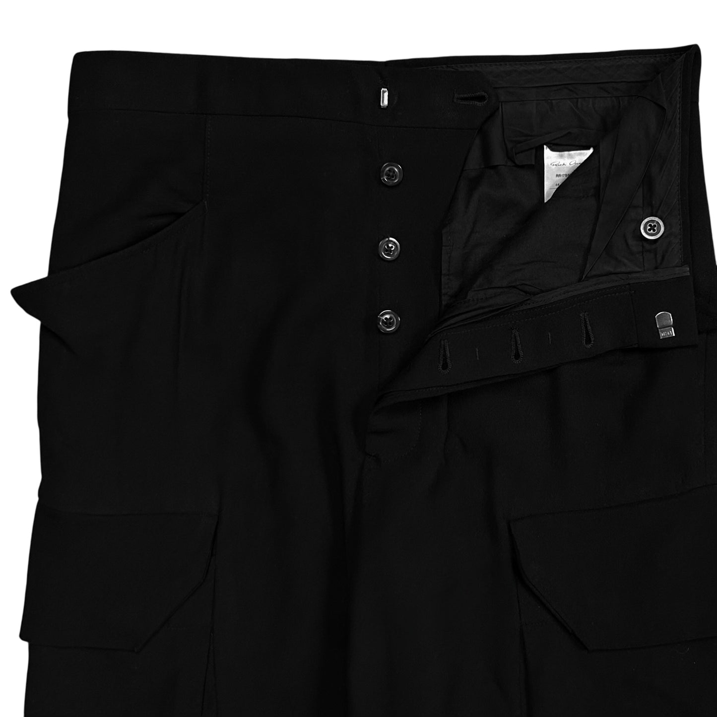Rick Owens Flat Walrus Cargo Trousers - SS17
