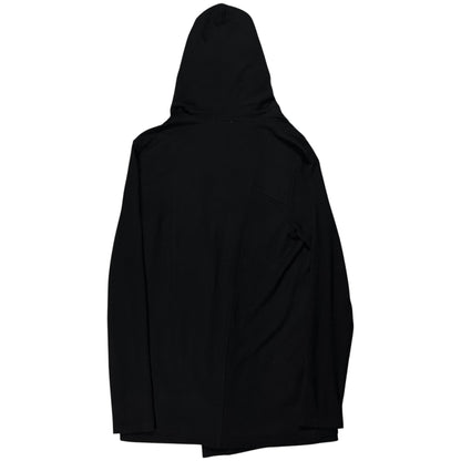Helmut Lang Asymmetric Zip Rayon Hoodie - AW14