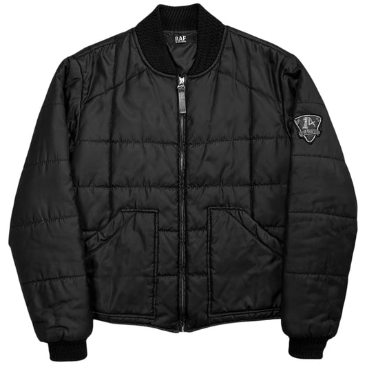 RAF by Raf Simons Sleeve Patch Quilted Bomber Jacket