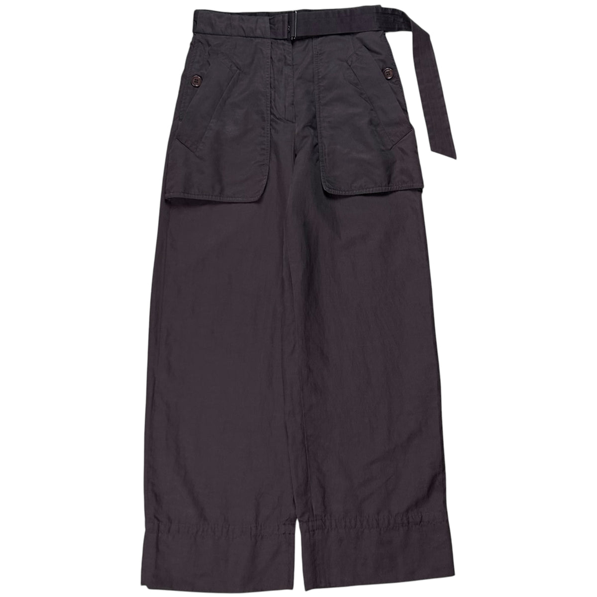Dries Van Noten Belted Front Flap Trousers - AW19
