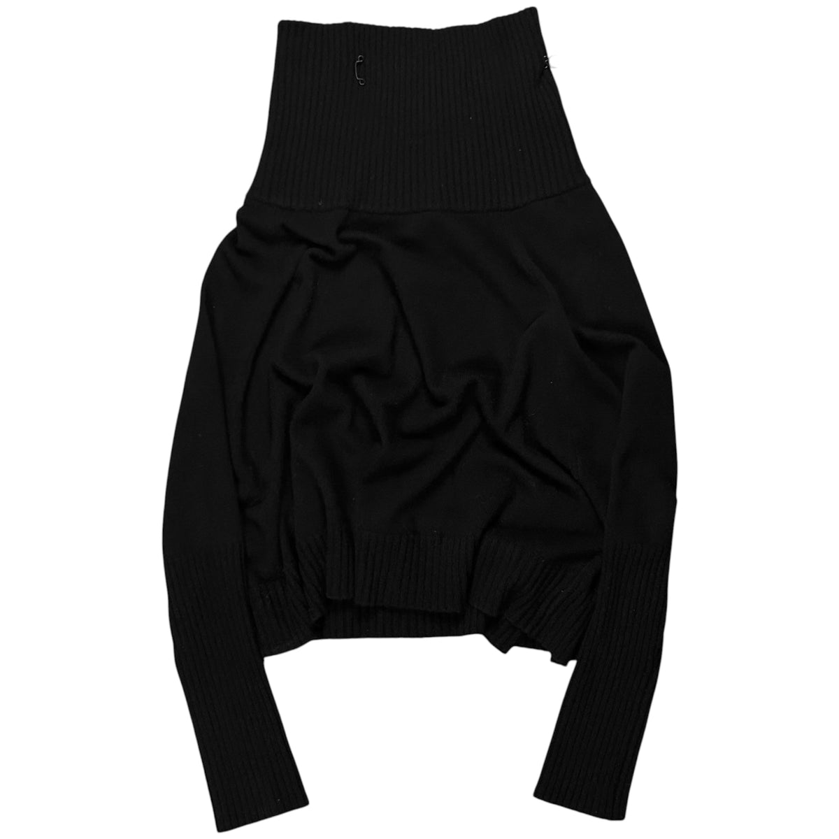 Ann Demeulemeester Hook Roll Neck Cashmere Knit Sweater - AW01