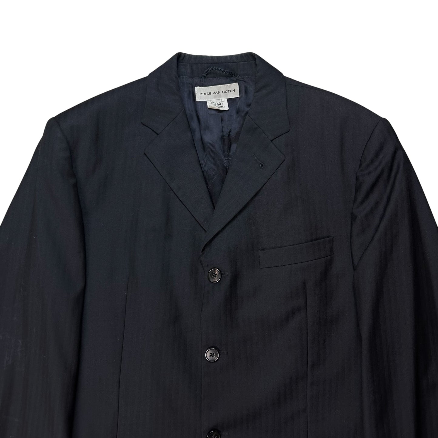 Dries Van Noten Slouchy Pinstripe Blazer - 90s