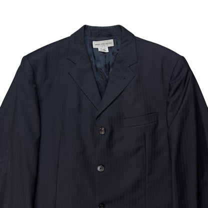 Dries Van Noten Slouchy Pinstripe Blazer - 90s