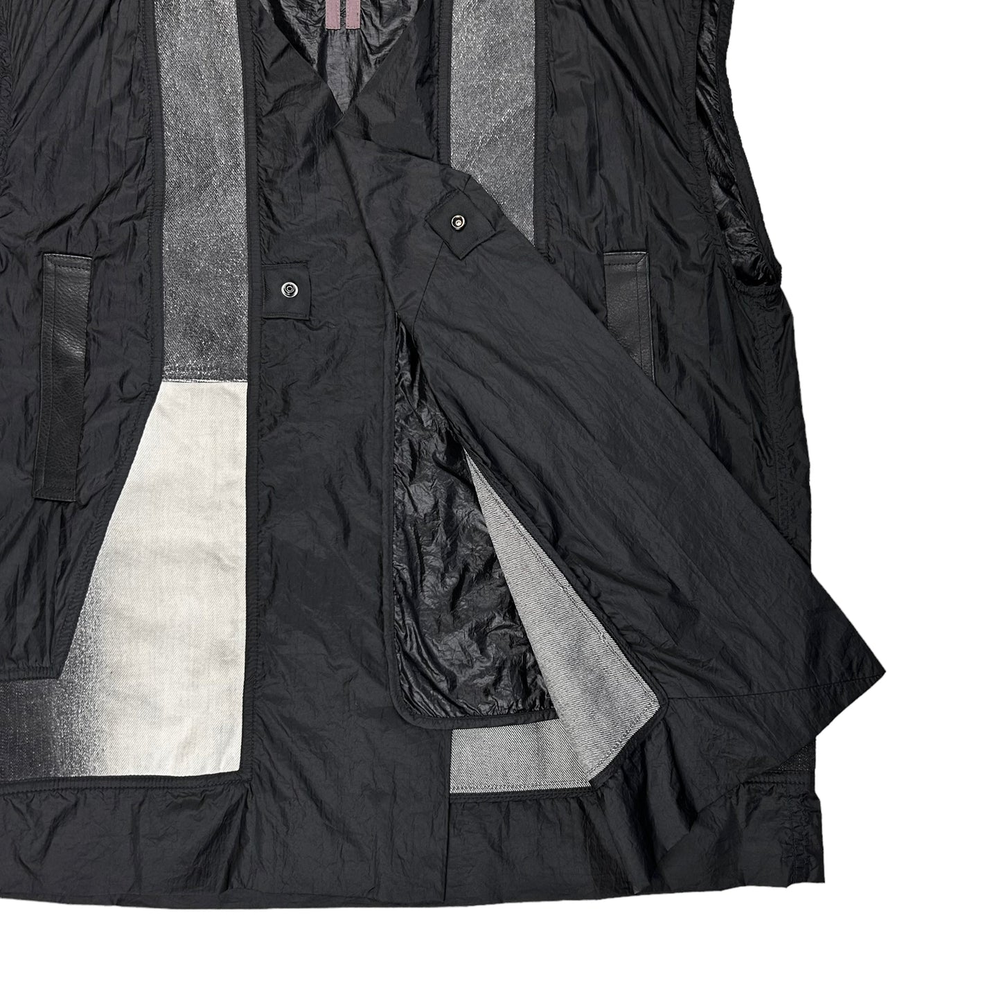 Rick Owens DRKSHDW Contrast Panel Cyclops Vest - SS16