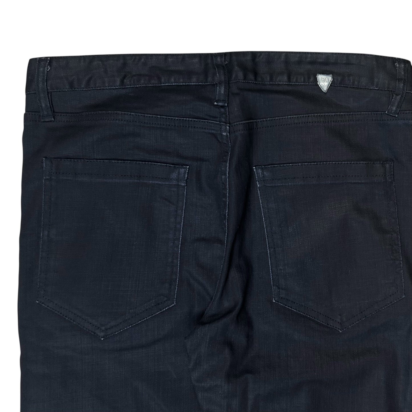 RAF by Raf Simons Waxed Skinny Jeans