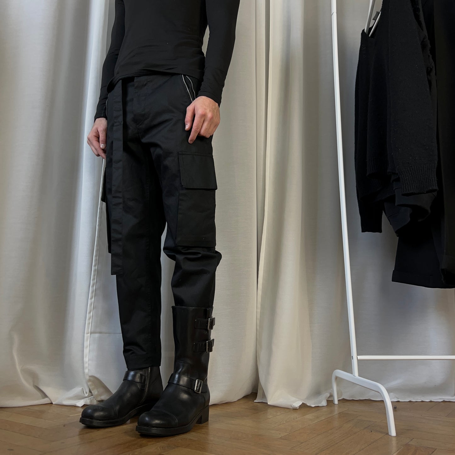 Ann Demeulemeester Belted Cargo Trousers - AW23