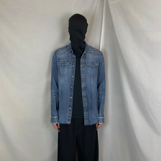 Maison Margiela Snap Denim Shirt - AW17