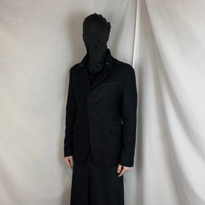 Dirk Bikkembergs Twisted Stud Collar Wool Jacket - AW09