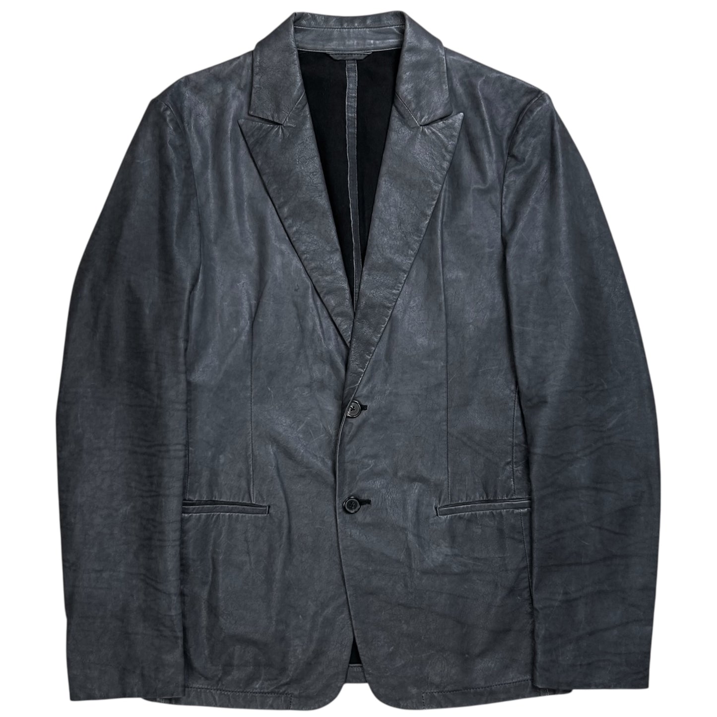 Jil Sander Dyed Leather Blazer - AW08