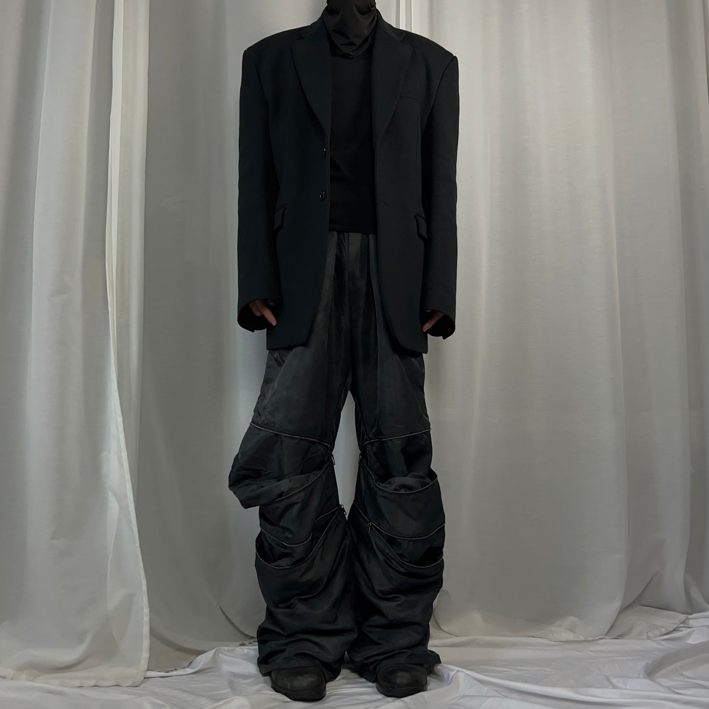 Y/Project Wide Double Zip Track Pants - AW23