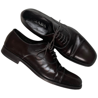 Prada Square Toe Derbies