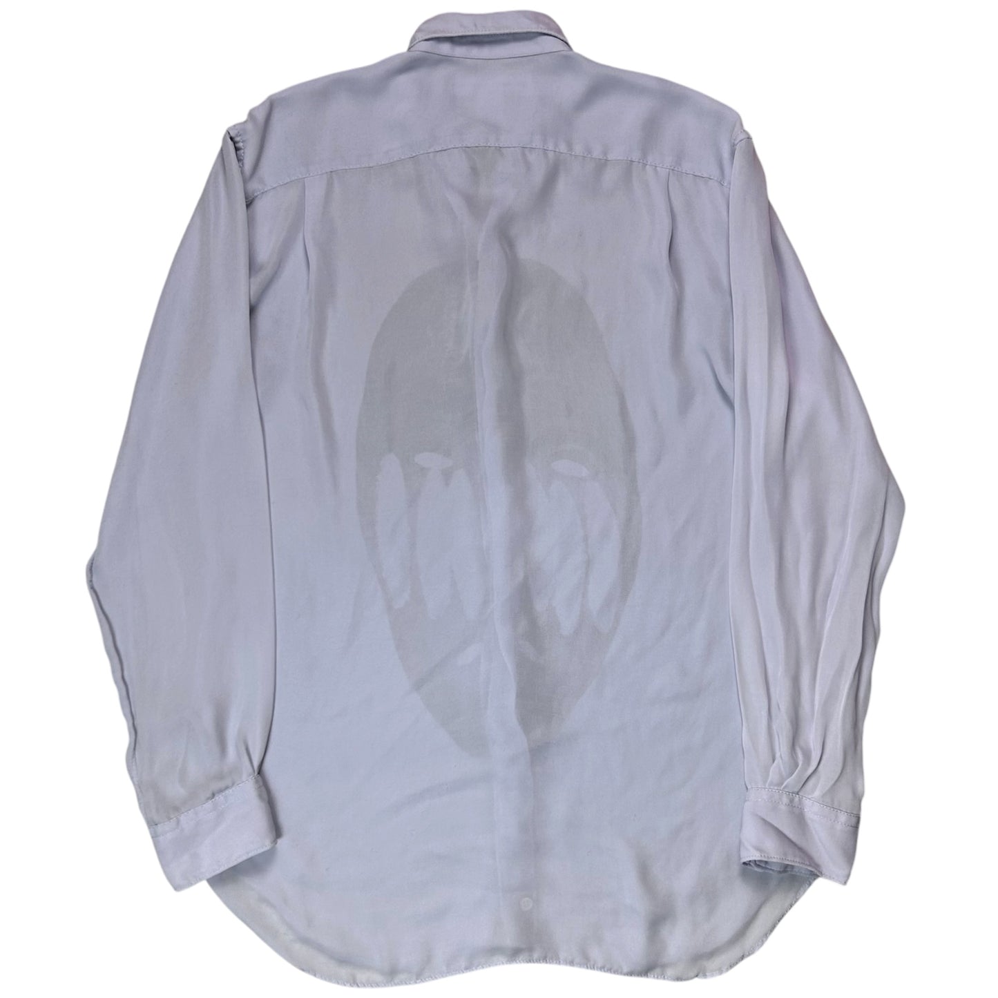 Comme des Garcons Shirt Disorted Face Fluid Shirt - SS19