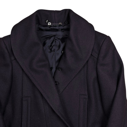 Gucci by Tom Ford Asymmetric Velcro Belted Cashmere Jacket - AW04