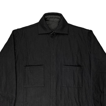 Ys Yohji Yamamoto Quilted Wool Shirt