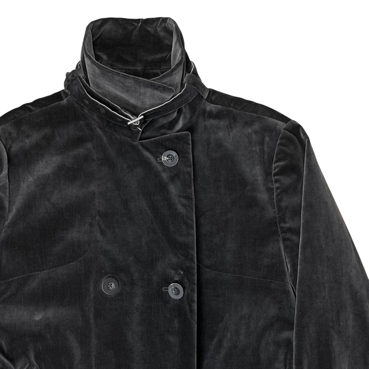 Jil Sander Multi Belted Velvet Coat