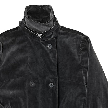 Jil Sander Multi Belted Velvet Coat