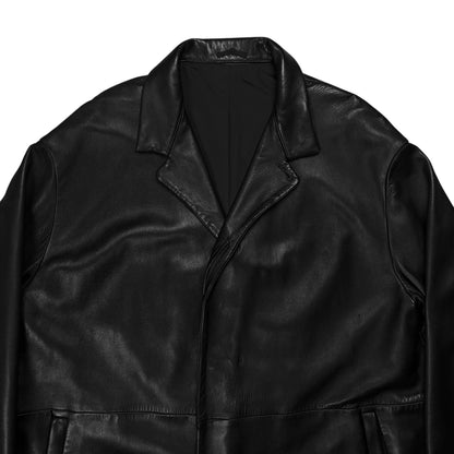 Jil Sander Faux Leather Car Coat - AW12