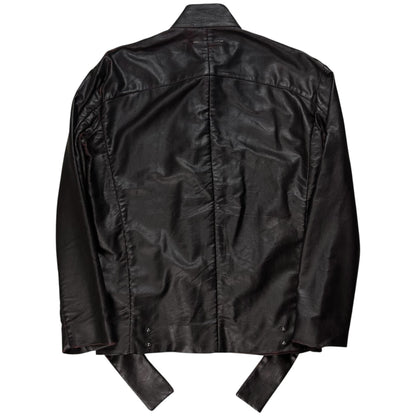 MM6 Maison Martin Margiela Strapped Waxed Cafe Jacket - AW14