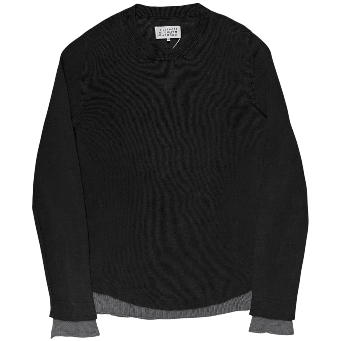 Maison Martin Margiela Layered Linen Silk Fisherman Sweater - SS15