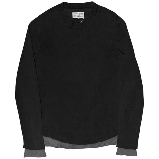 Maison Martin Margiela Layered Linen Silk Fisherman Sweater - SS15