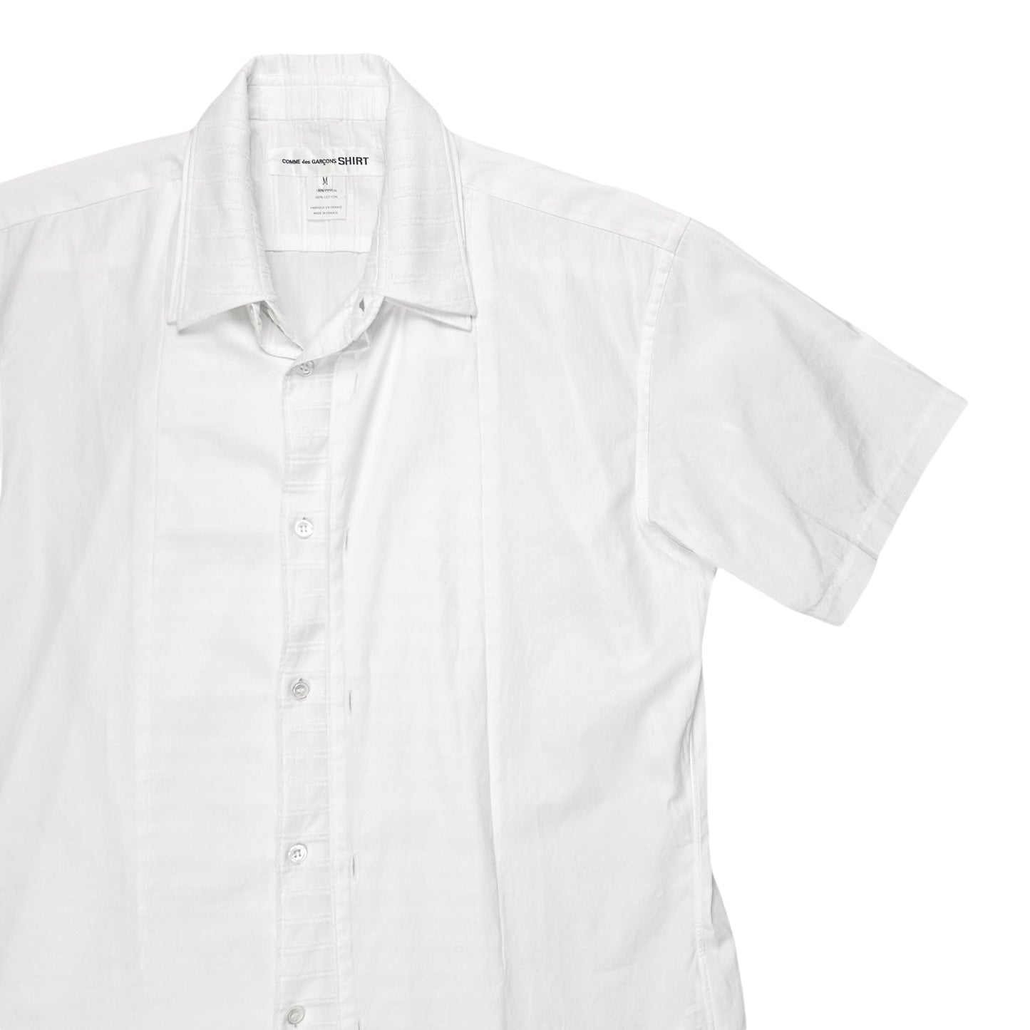 Comme des Garcons Shirt Double Layered Short Sleeve Shirt