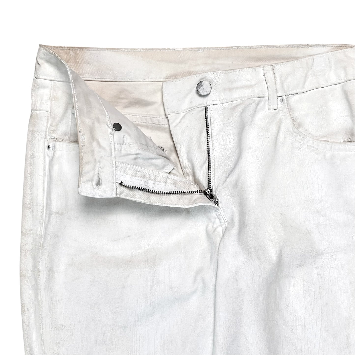 Maison Martin Margiela x H&M Painted Crack Jeans - AW12