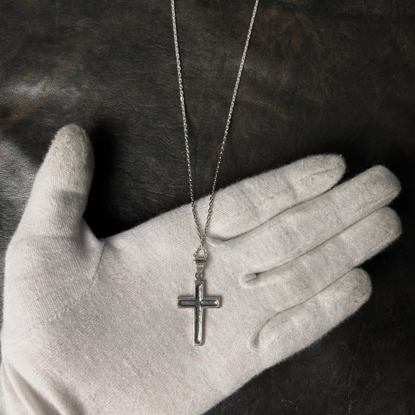 Crumbling Cross Pendant