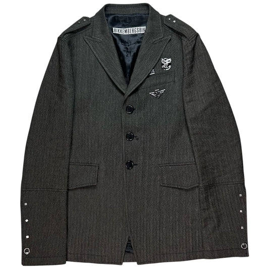 Dirk Bikkembergs Metal Pin Officer Jacket - AW06